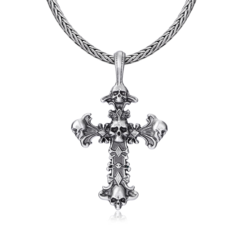EVBEA Diamond Cross Pendant Necklace