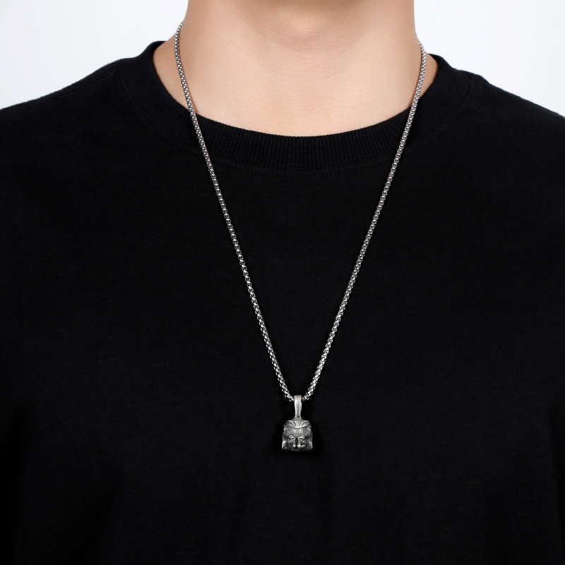 EVBEA Iron Blood Warrior Avatar Pendant Necklace
