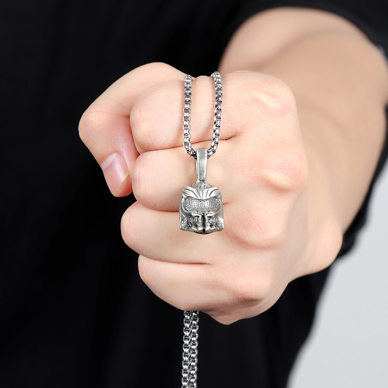 EVBEA Iron Blood Warrior Avatar Pendant Necklace
