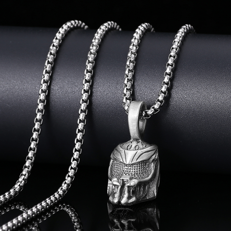EVBEA Iron Blood Warrior Avatar Pendant Necklace