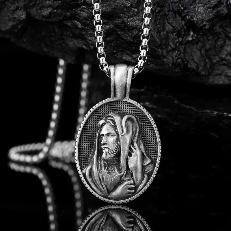 EVBEA Christian Jesus Pendant Necklace