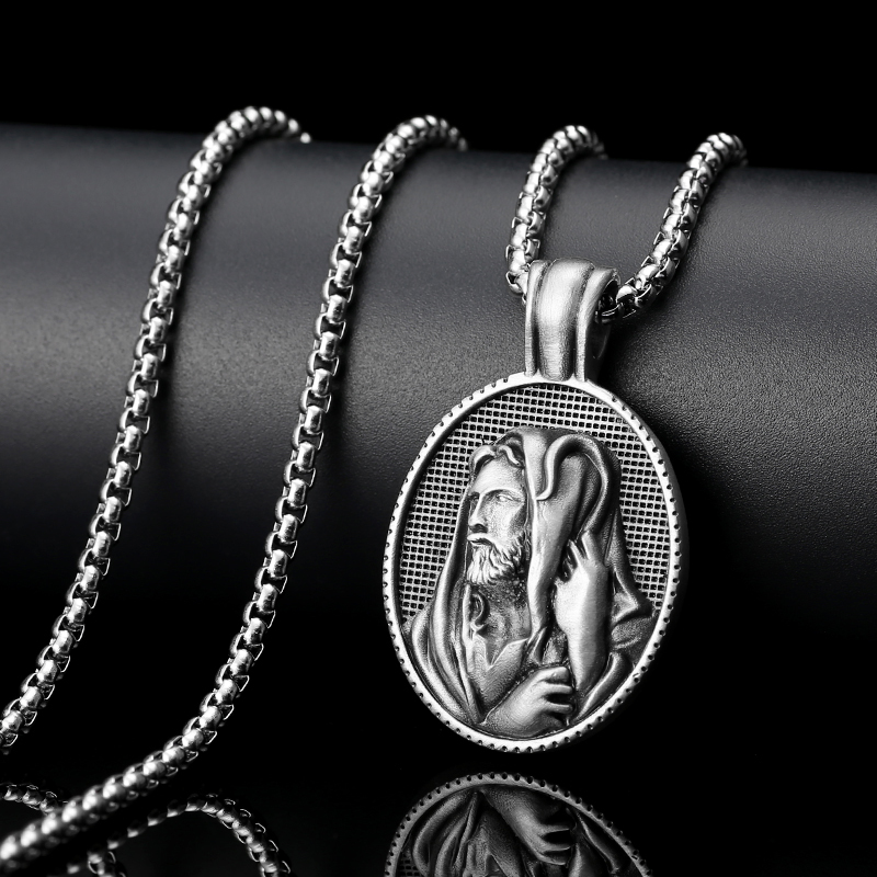 EVBEA Christian Jesus Pendant Necklace