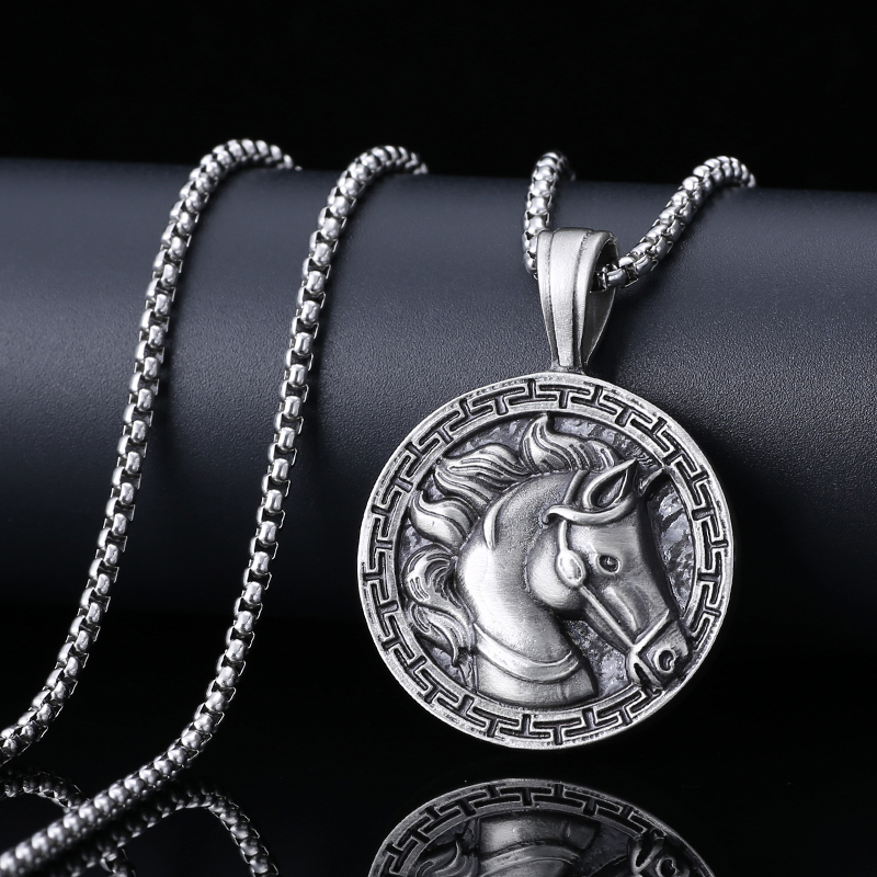 EVBEA Horse Animal Pendant Necklace