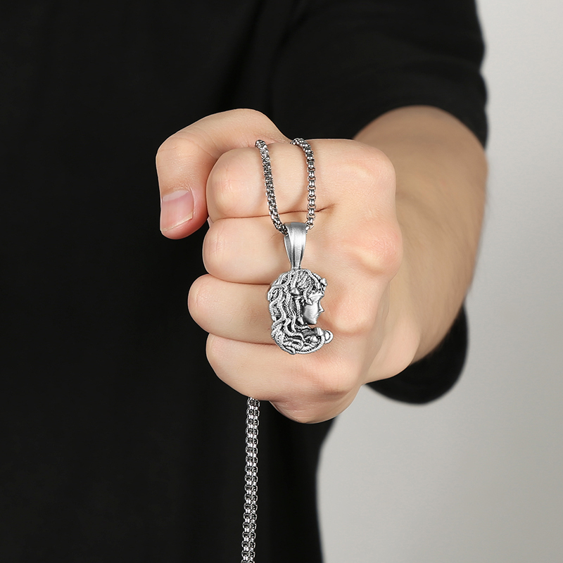 EVBEA Medusa Pendant Necklace