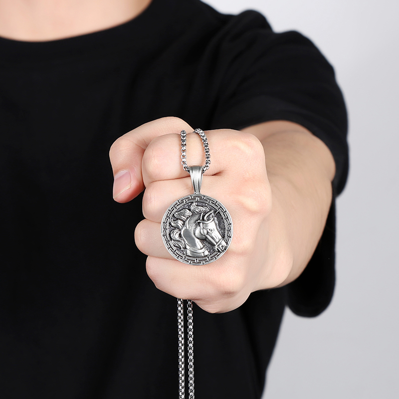 EVBEA Horse Animal Pendant Necklace