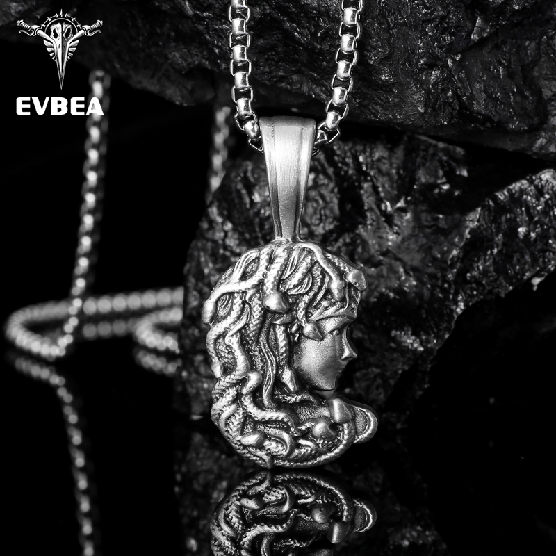 EVBEA Medusa Pendant Necklace