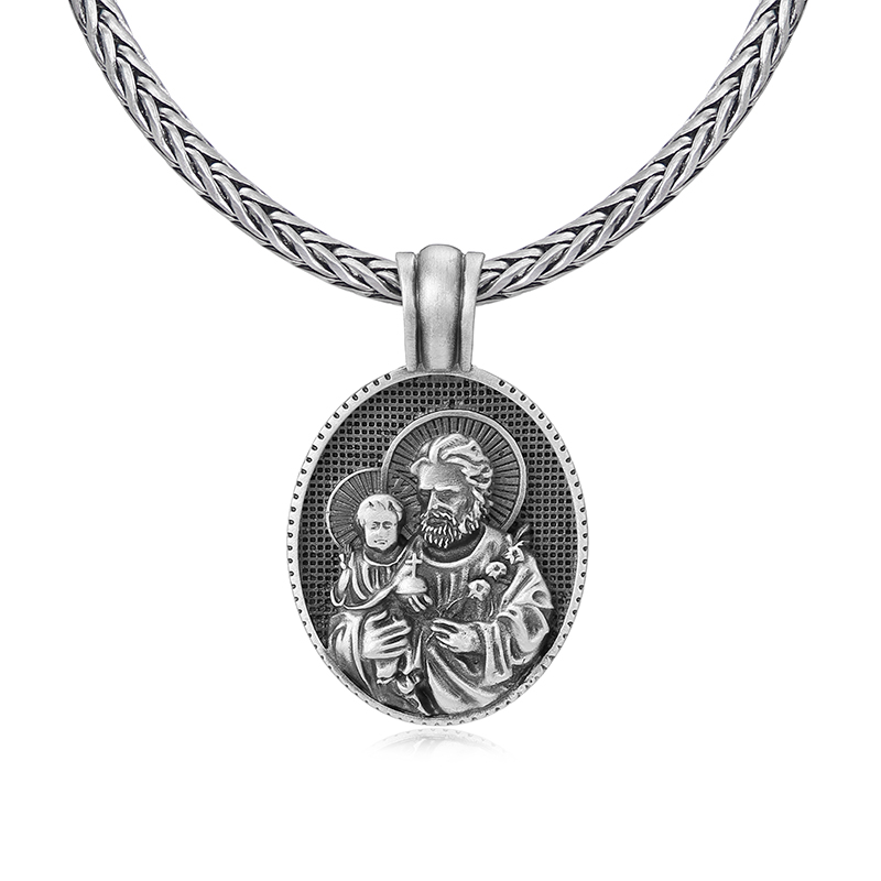 Padre Pendant Necklace-EVBEA