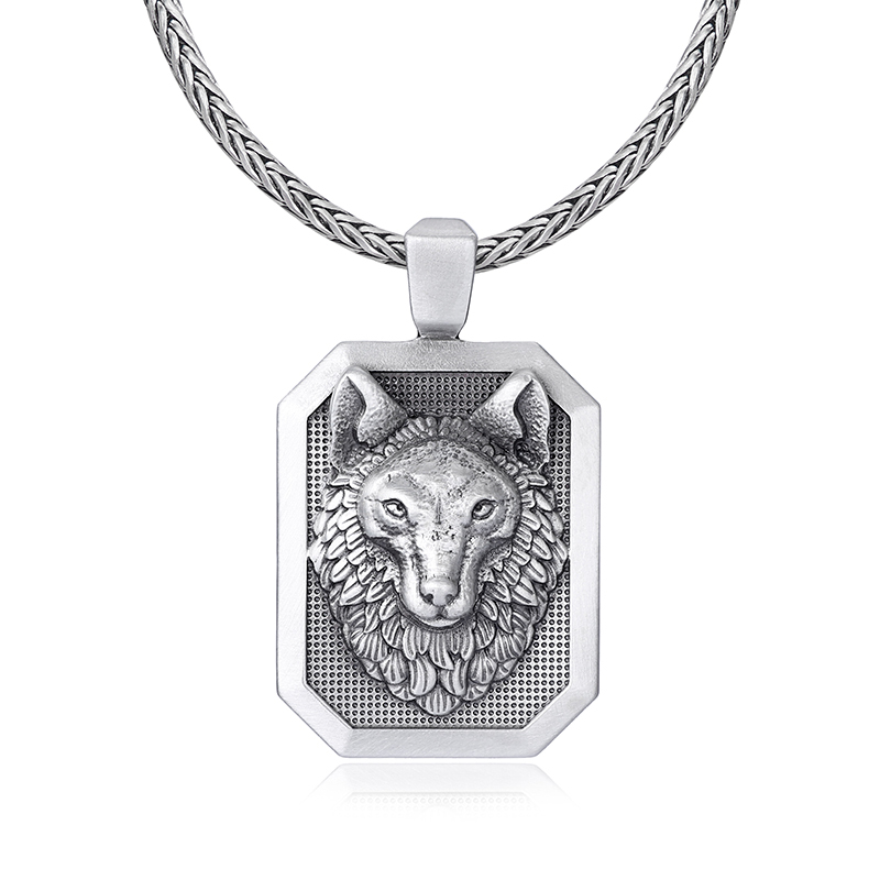 EVBEA Wolf Animal Pendant Necklace