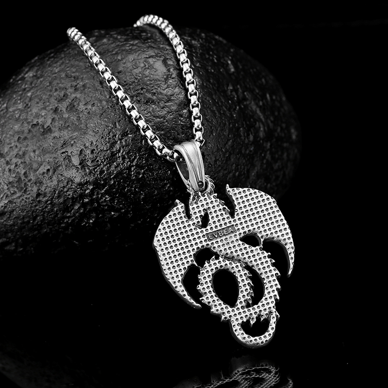 EVBEA Dragon Animal Pendant Necklace