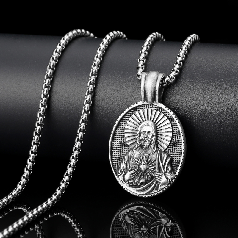 EVBEA Jesus Pendant Christian Necklace