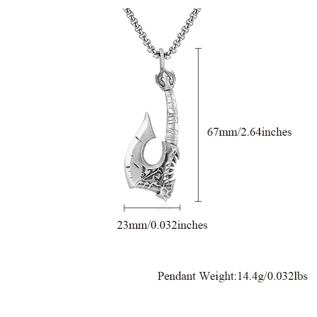 EVBEA Axe Pendant Necklace