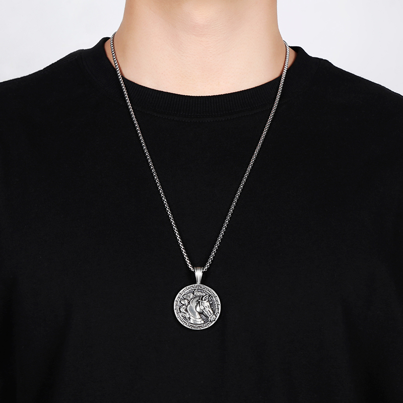 EVBEA Horse Animal Pendant Necklace
