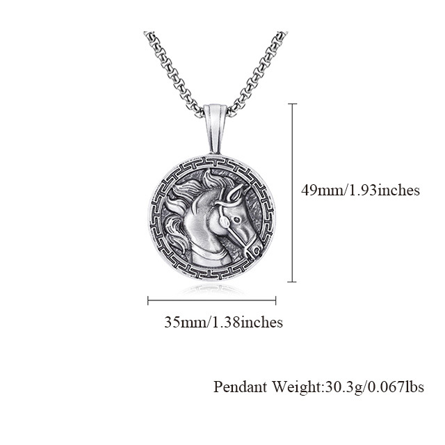 EVBEA Horse Animal Pendant Necklace