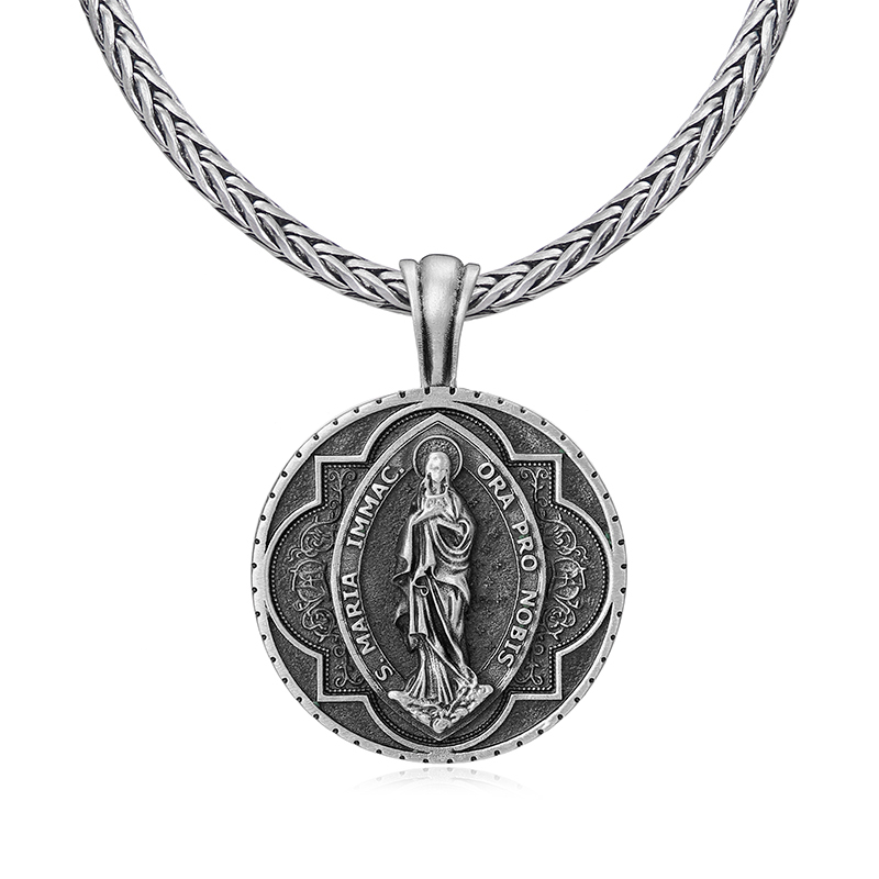 Virgin Mary Pendant Necklace