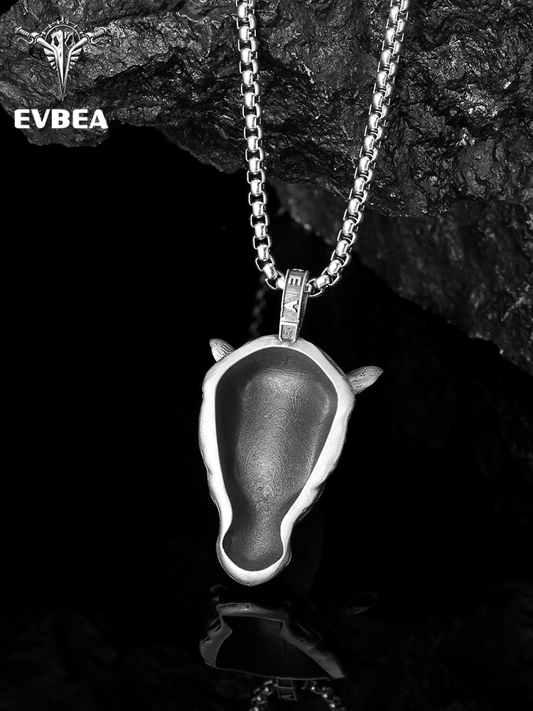 EVBEA Rhinoceros Pendant Necklace