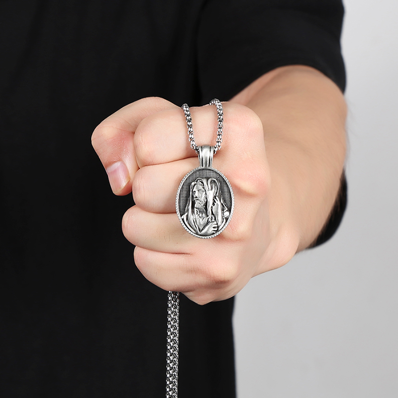 EVBEA Christian Jesus Pendant Necklace