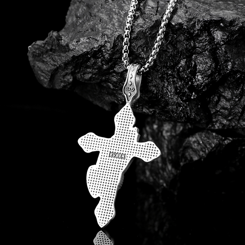 EVBEA Prayer Hand Cross Pendant Necklace