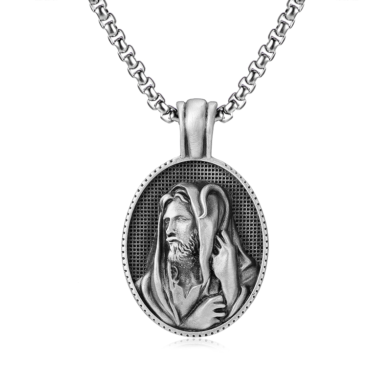 EVBEA Christian Jesus Pendant Necklace