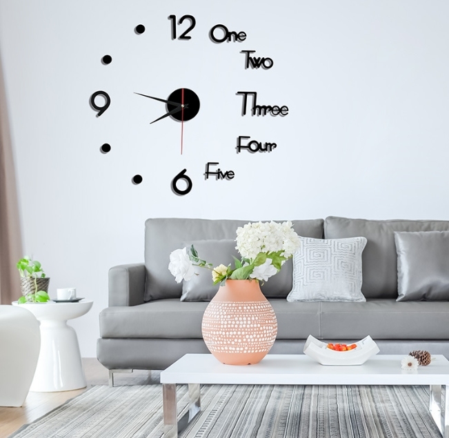 EVBEA Acrylic Wall Clock
