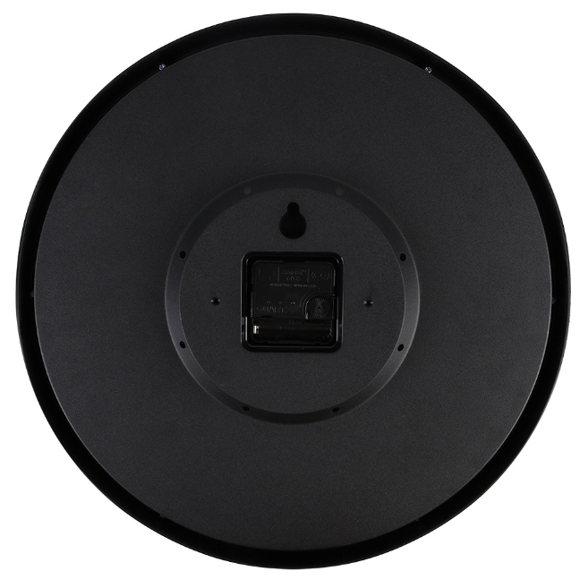EVBEA Black Wall Clock