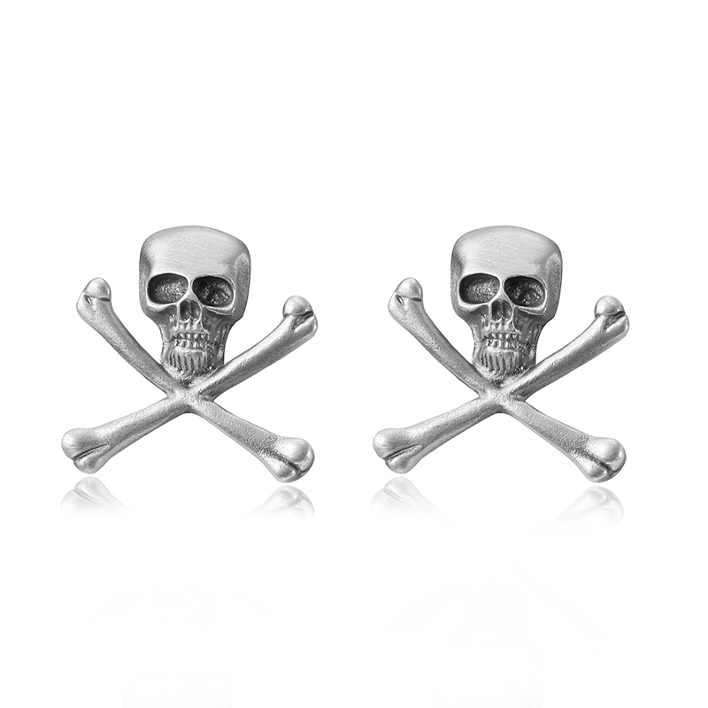 EVBEA Unchanging Belief Skull Earrings