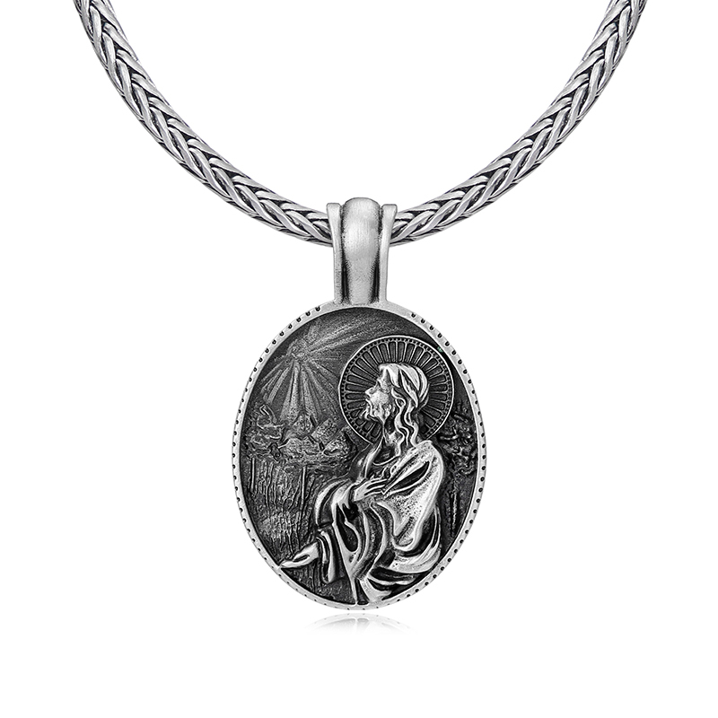 Christian Jesus pendant Necklace