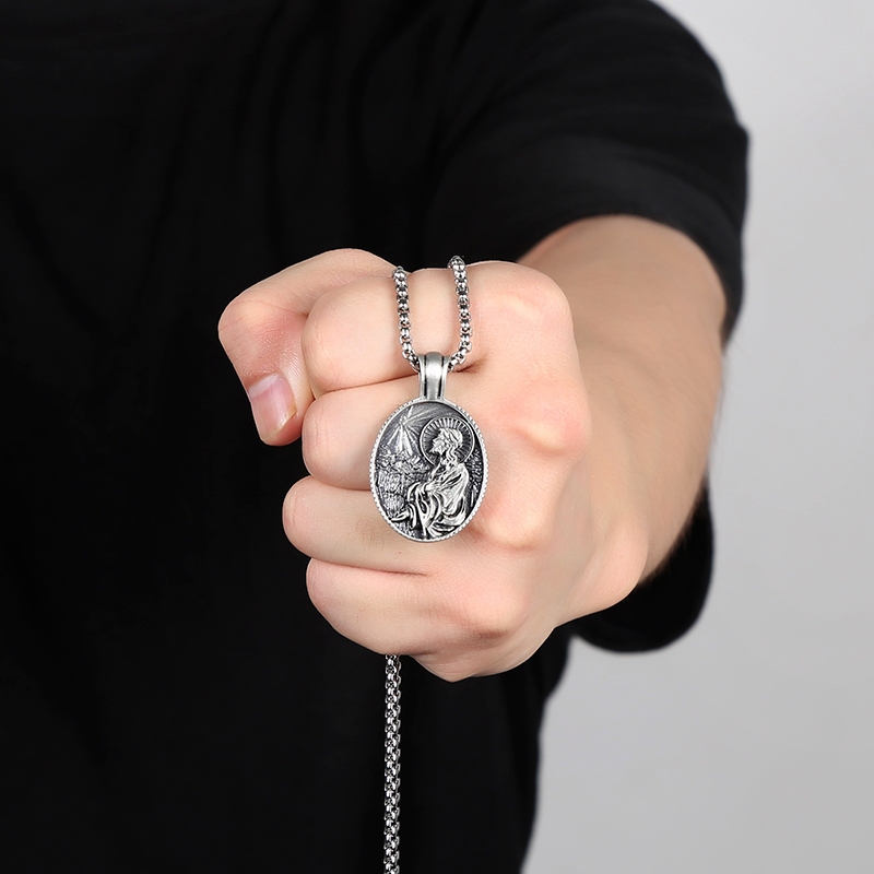 Christian Jesus pendant Necklace