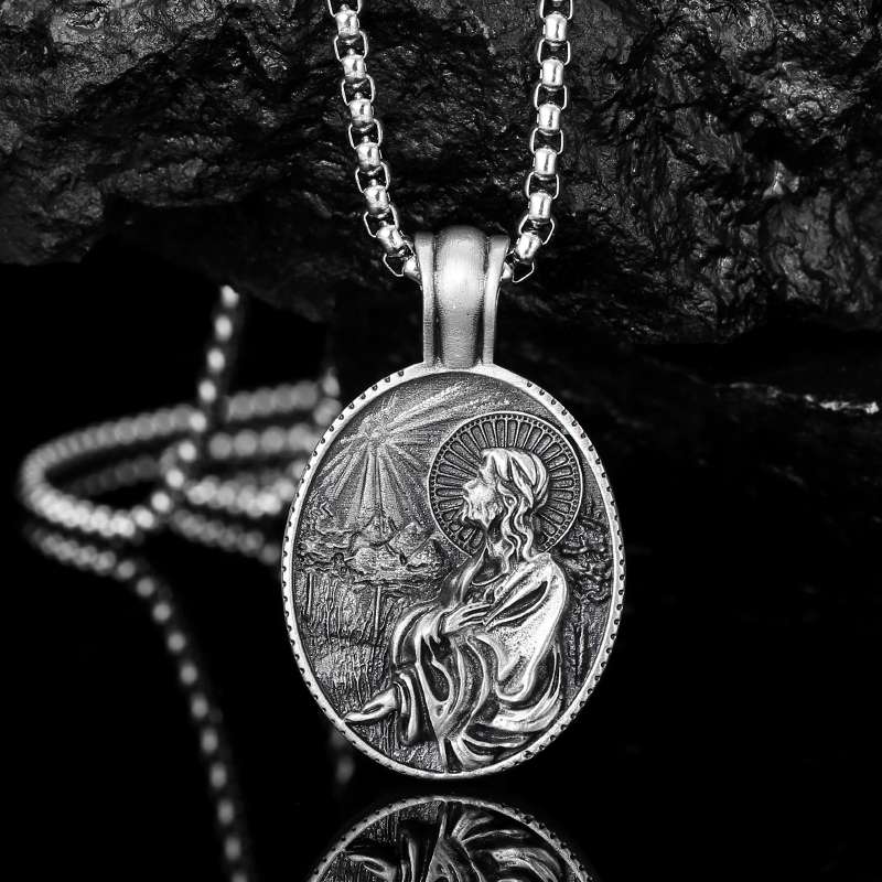 Christian Jesus pendant Necklace