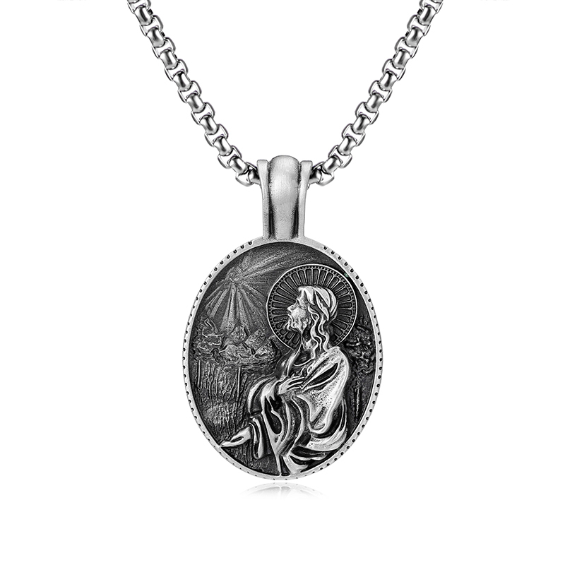 Christian Jesus pendant Necklace