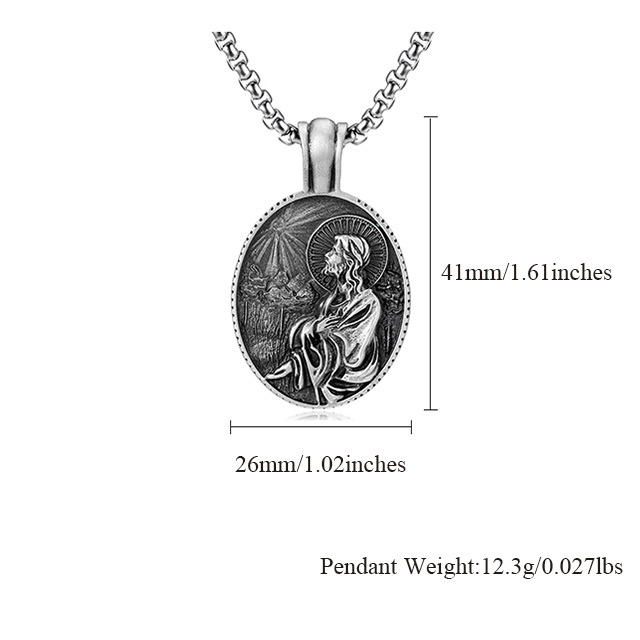 Christian Jesus pendant Necklace