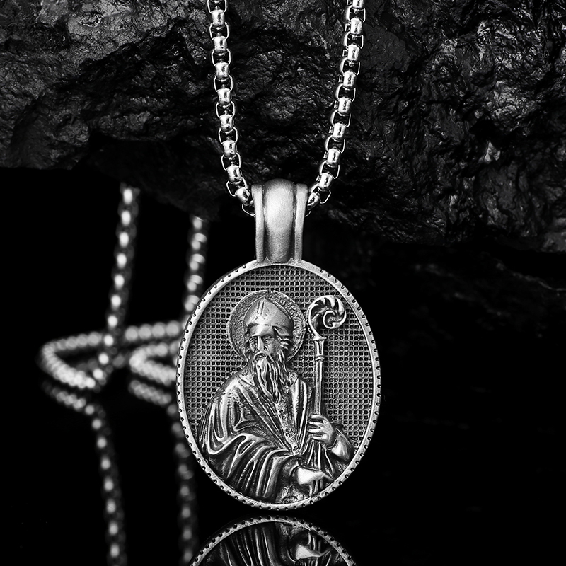 EVBEA Catholic Priest Pendant Necklace