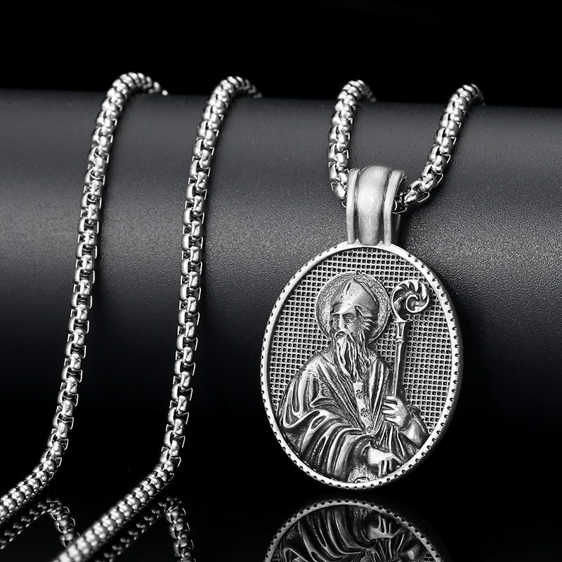 EVBEA Catholic Priest Pendant Necklace
