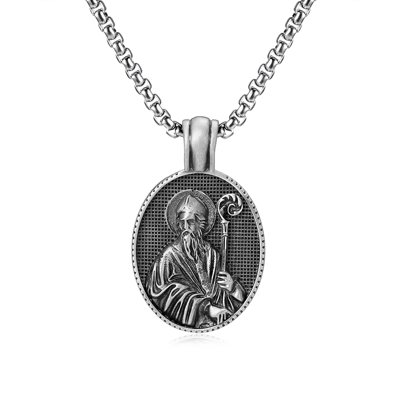 EVBEA Catholic Priest Pendant Necklace