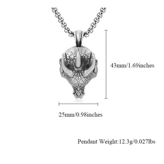 EVBEA  Dragon Head Necklace