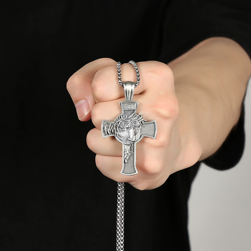 EVBEA  Jesus Cross Pendant Necklace