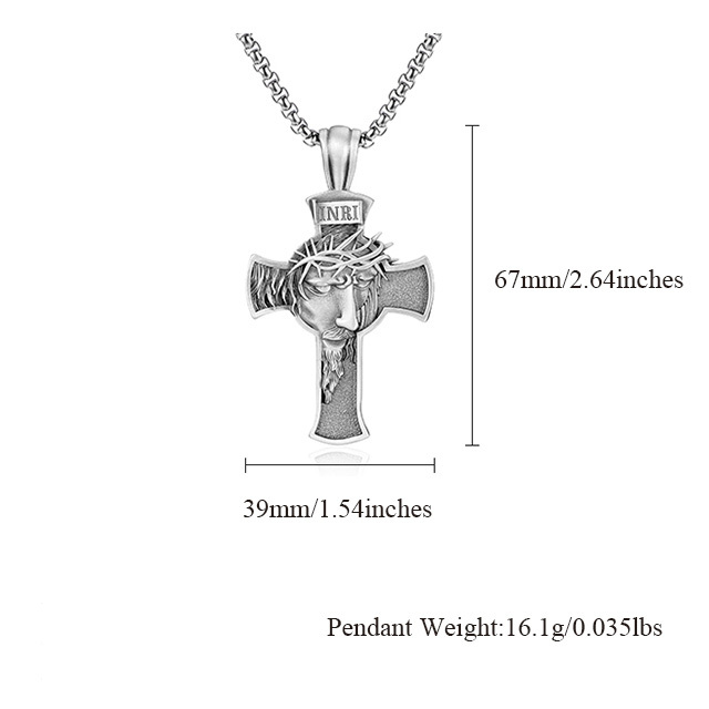 EVBEA  Jesus Cross Pendant Necklace