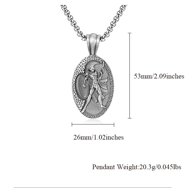 EVBEA Spartan Celtic Warrior Necklace