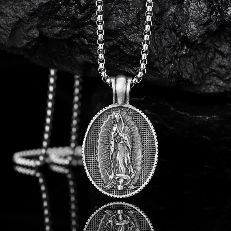 EVBEA  Virgin Mary Pendant Necklace
