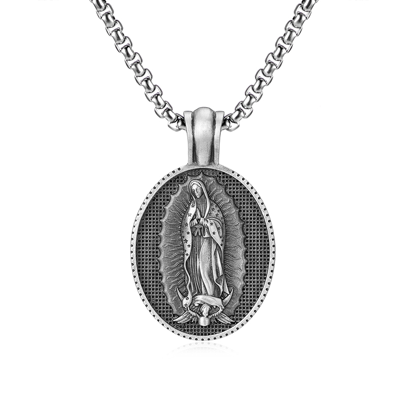 EVBEA  Virgin Mary Pendant Necklace