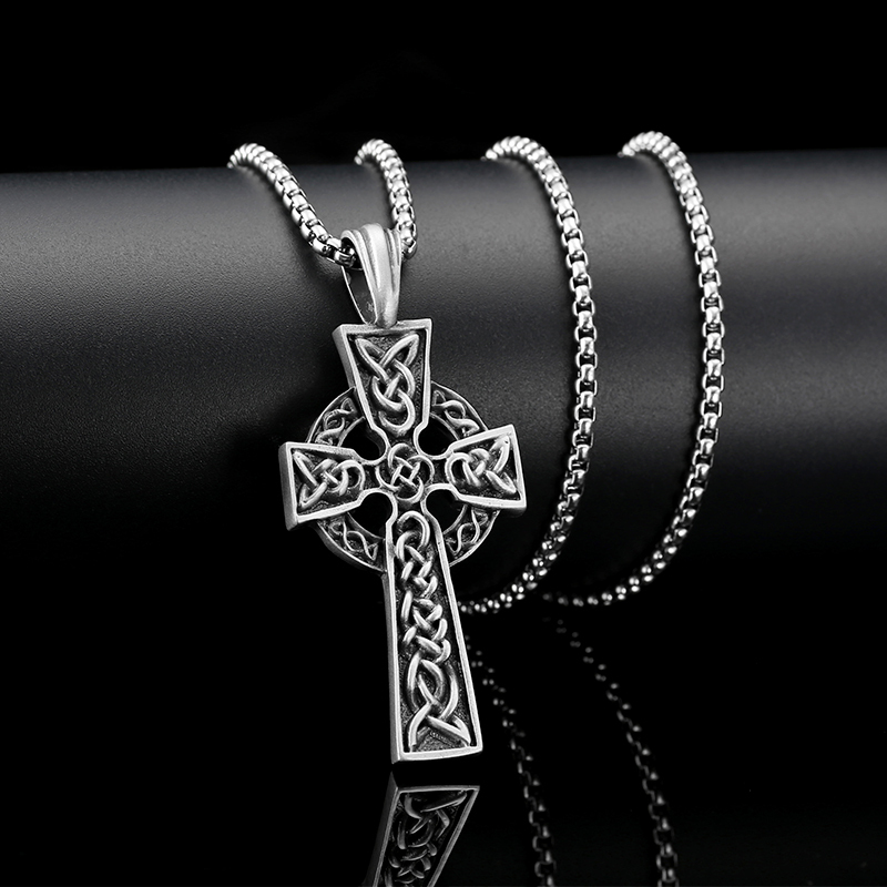 EVBEA Celtic Cross Pendant Necklace