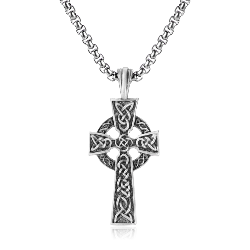 EVBEA Celtic Cross Pendant Necklace
