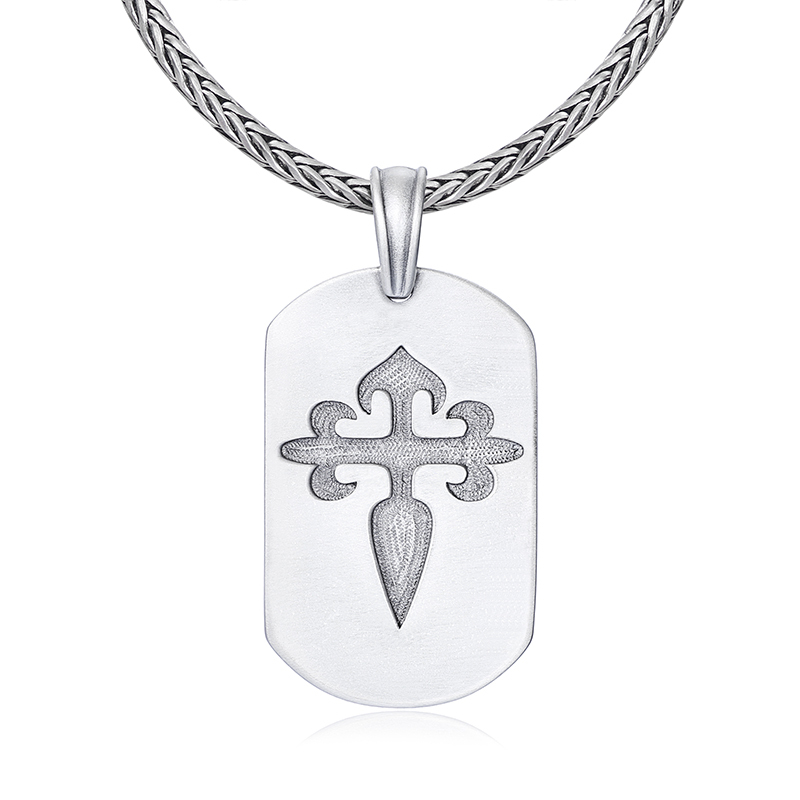 EVBEA Cross Square Pendant  Necklace