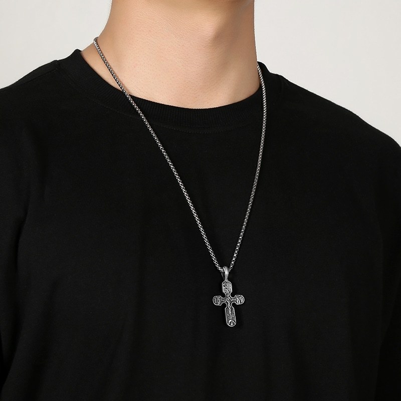 EVBEALove Dedication Cross Pendant Necklace