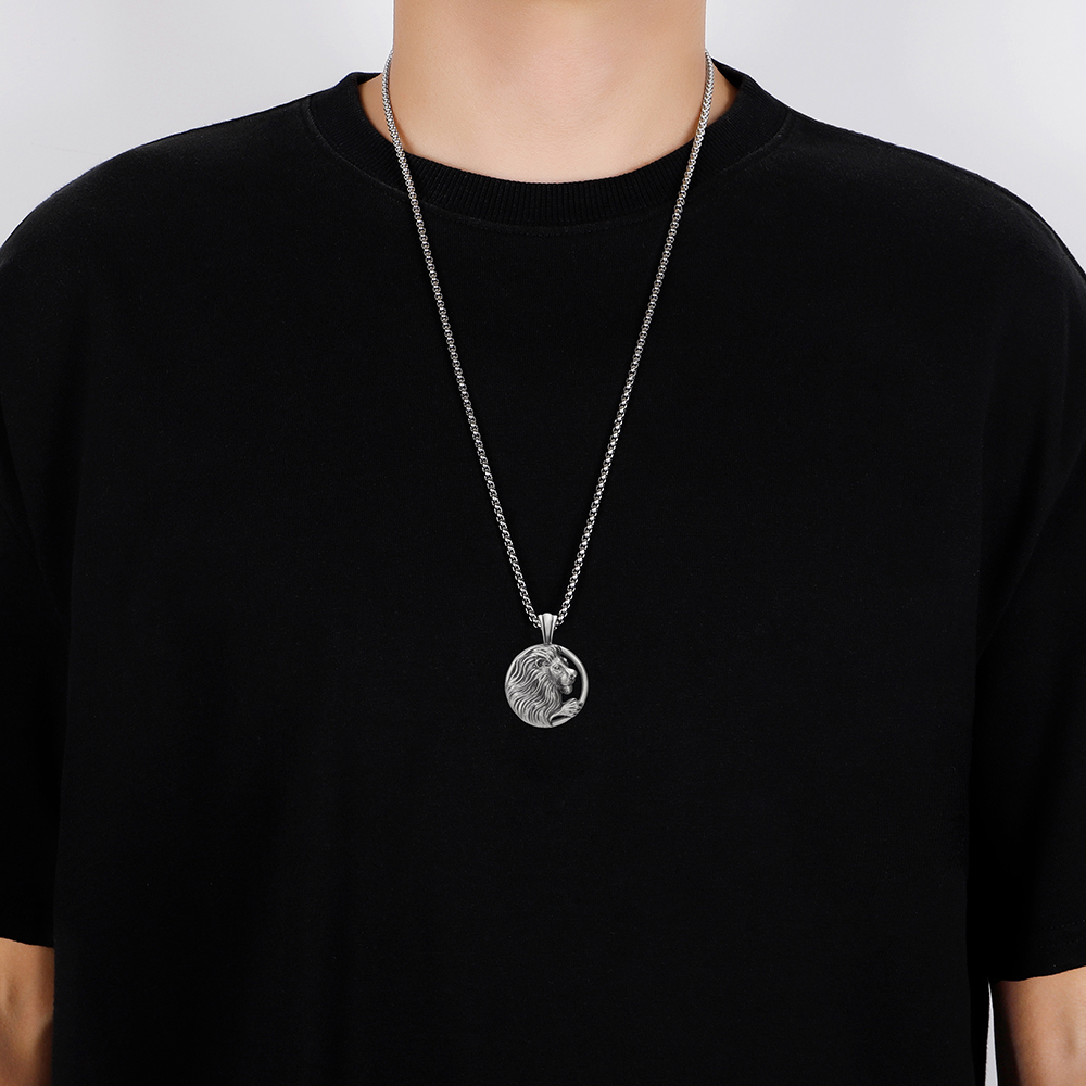 EVBEA lion head necklace