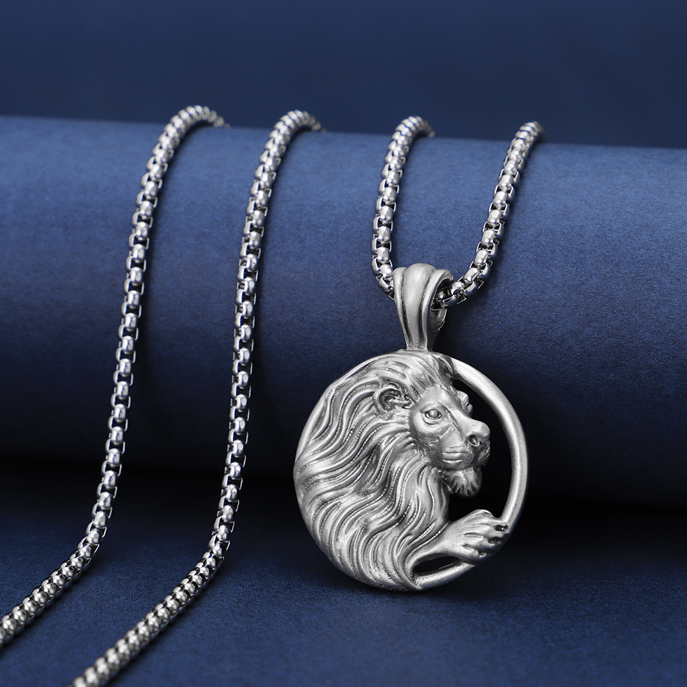 EVBEA lion head necklace