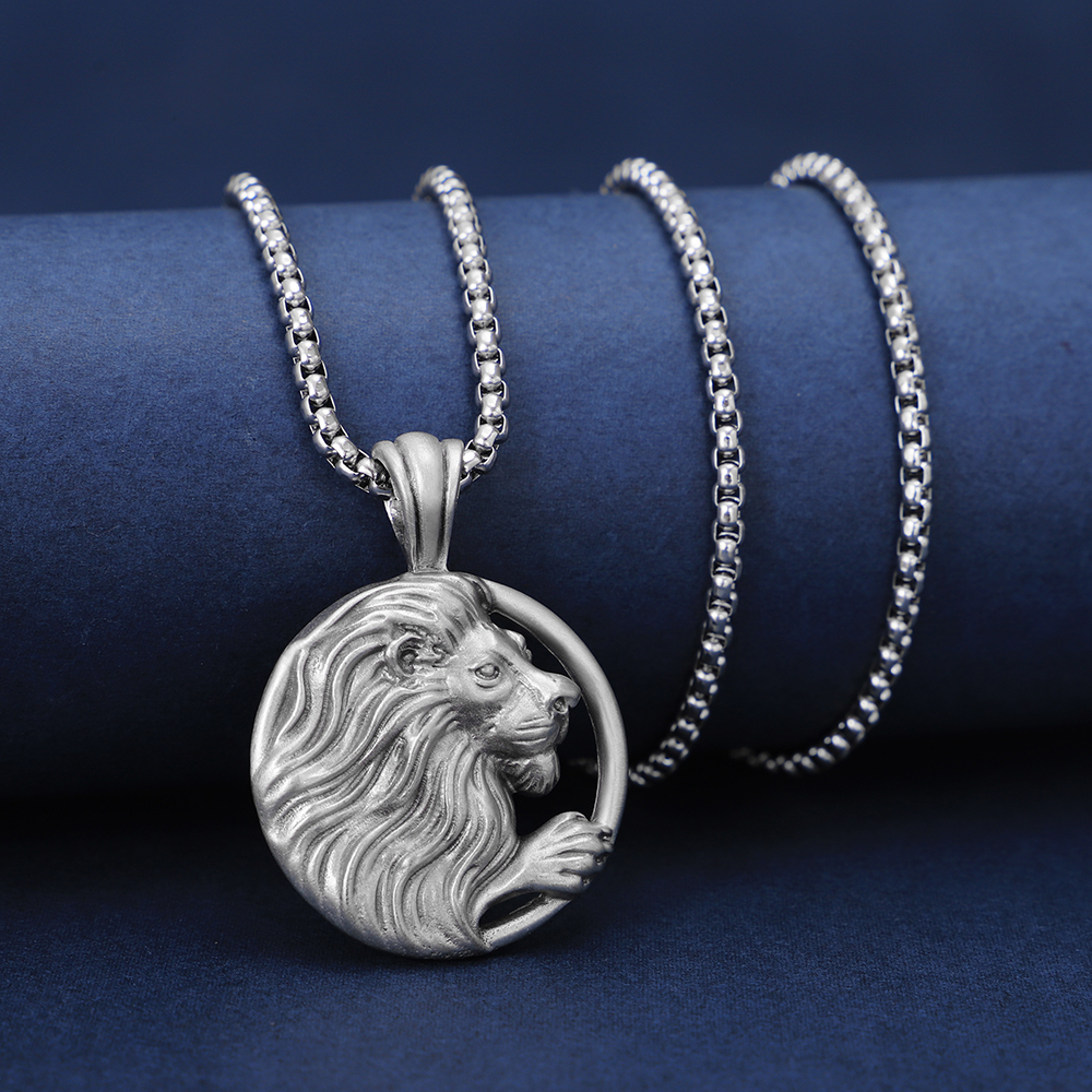 EVBEA lion head necklace
