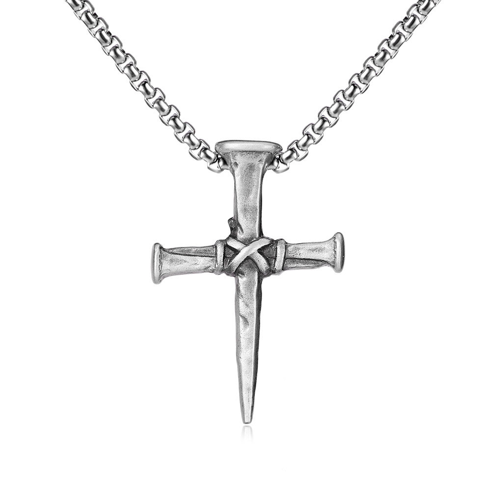 EVBEA nail cross pendant