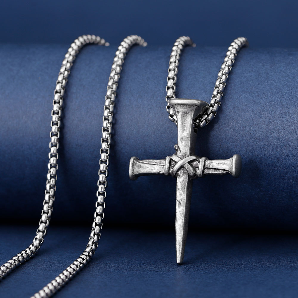 EVBEA nail cross pendant