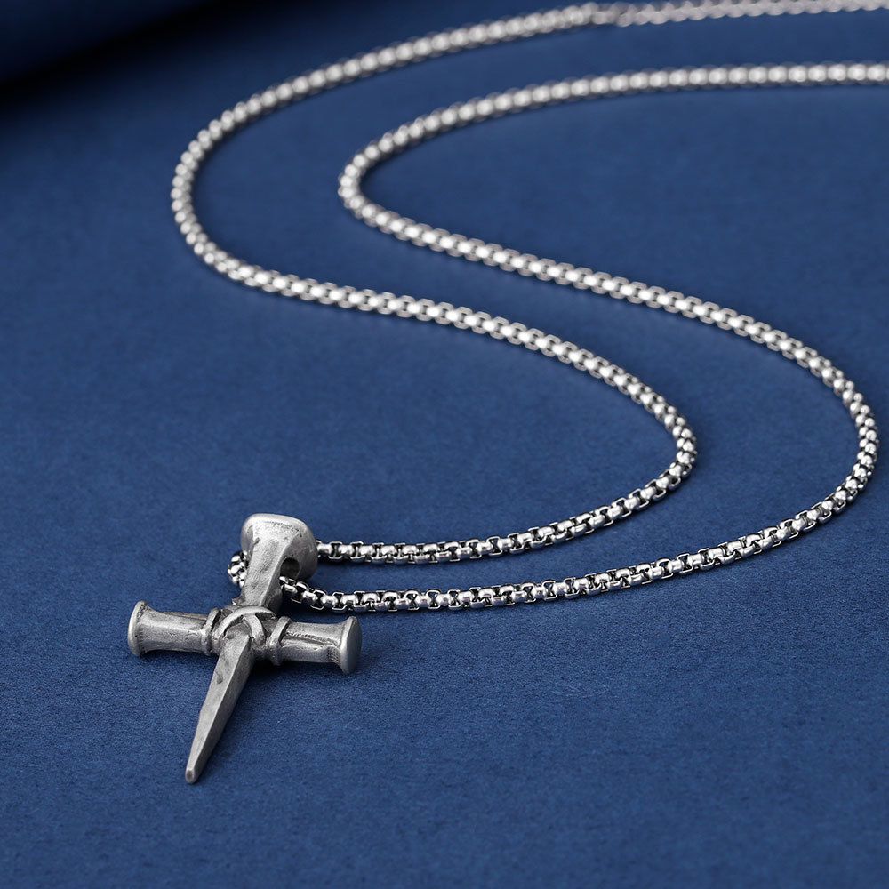 EVBEA nail cross pendant
