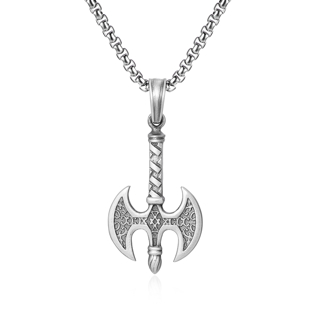 EVBEA Double-bladed Axe Pendant